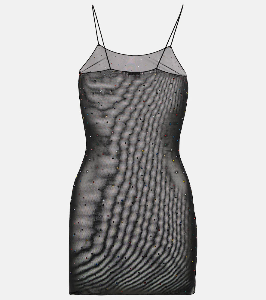 OsÃ©ree Gem embellished mesh slip dress | Mytheresa (US/CA)