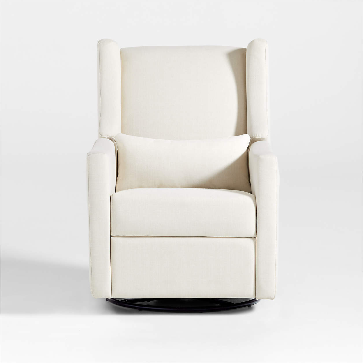 Babyletto Kiwi Cream Electronic Swivel Glider Power Recliner Nursery Chair + Reviews | Crate & Ki... | Crate & Barrel