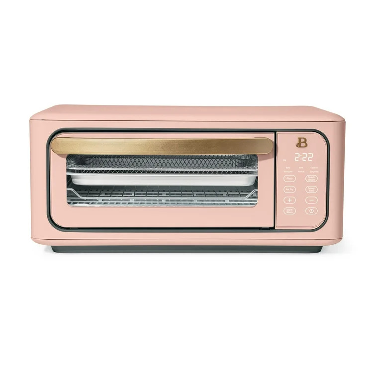 Beautiful Infrared Air Fry Toaster Oven, 9-Slice, 1800 W, Rose by Drew Barrymore | Walmart (US)
