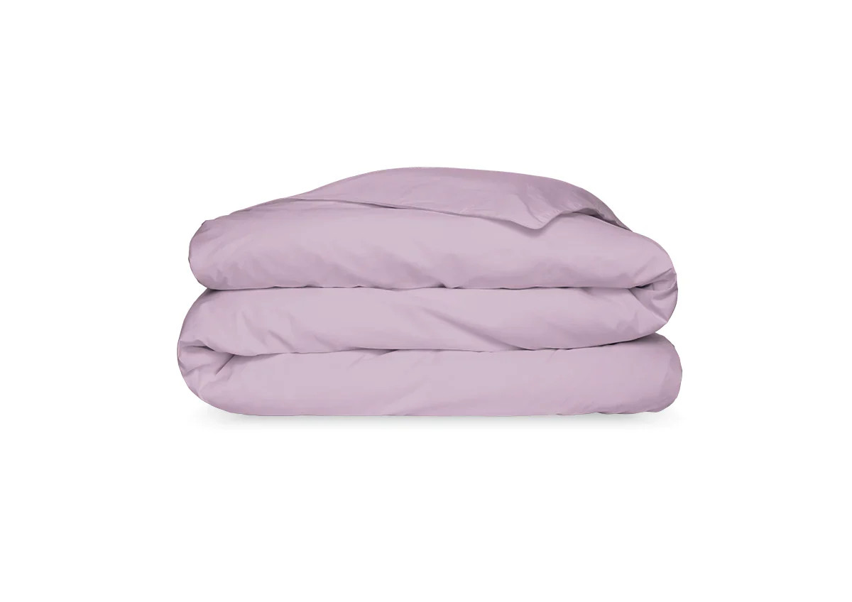 Fair Orchid Color Twin Size Organic Cotton Duvet Cover with 400 TC Percale Weave | Cammie | Cammie