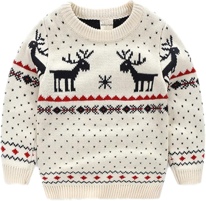 MULLSAN® Children's Fireplace Lovely Sweater For Christmas Best Gift | Amazon (US)