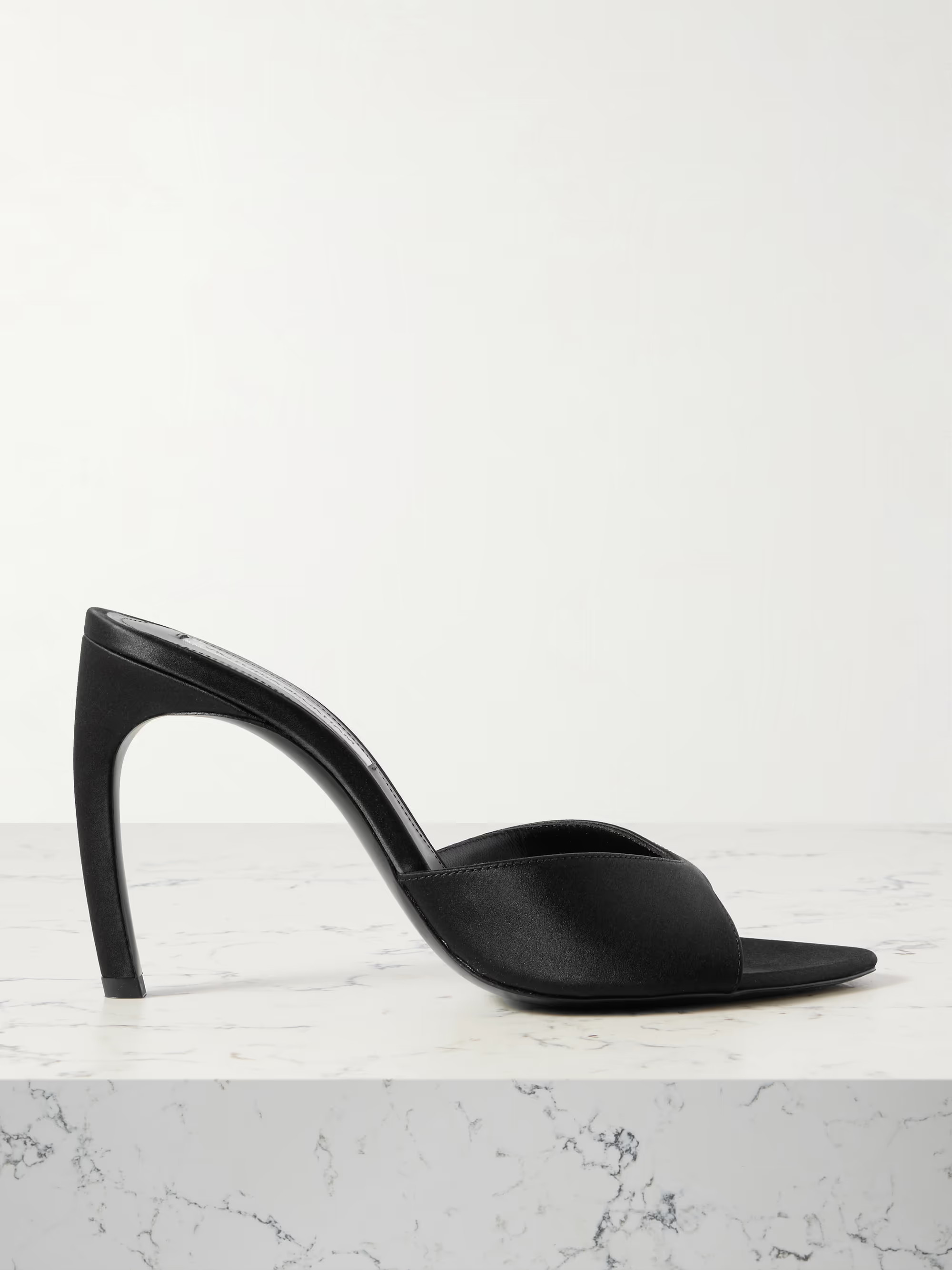Satin mules | NET-A-PORTER (US)