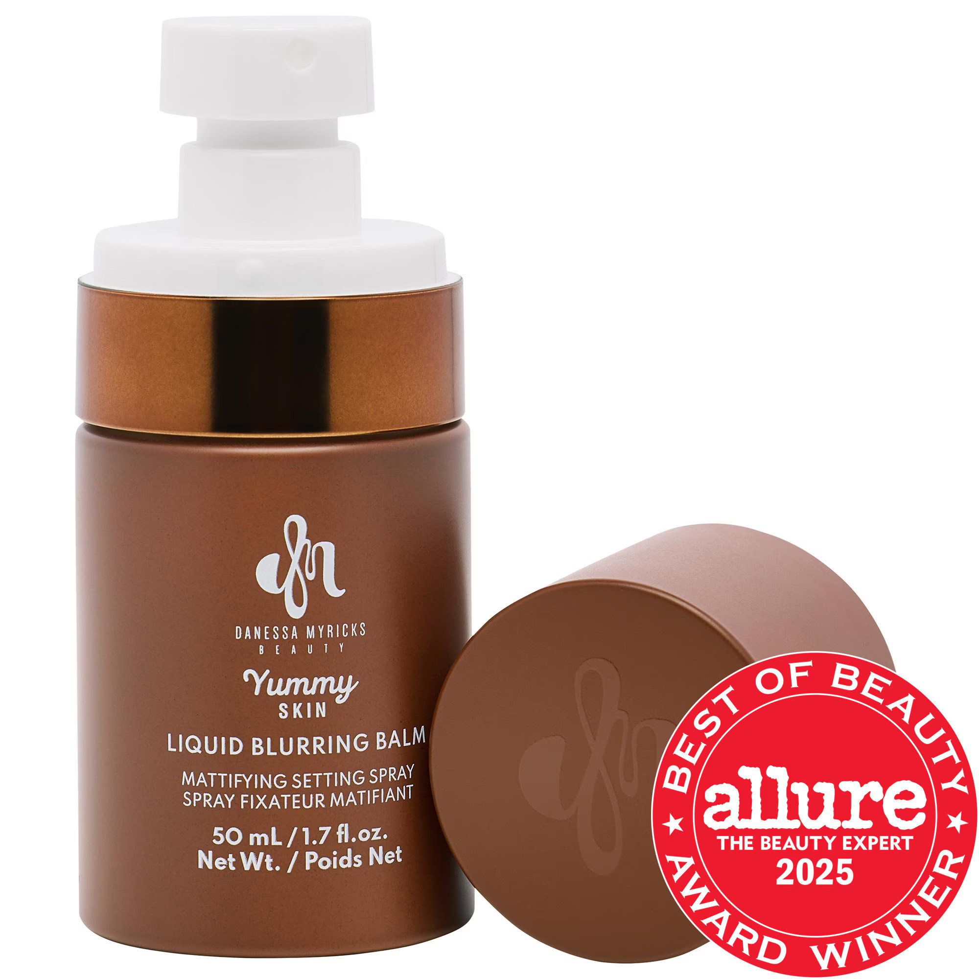 Danessa Myricks Beauty Mini Yummy Skin Liquid Blurring Balm Mattifying Setting Spray 1.7 oz/50 mL | Sephora (US)