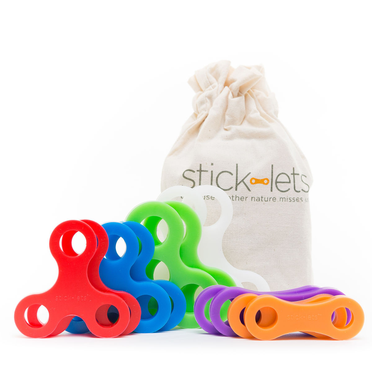 12-Piece Fort Building Connector Set | UncommonGoods