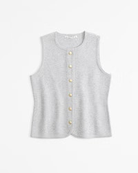 Women's The A&F Mara Crew Sweater Vest | Women's New Arrivals | Abercrombie.com | Abercrombie & Fitch (UK)