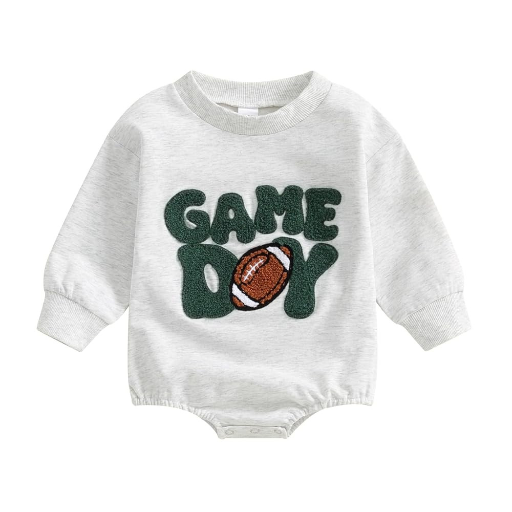 VISGOGO Newborn Infant Baby Boy Girls Oversized Romper Little Dude Sweater Onesie Coming Home Out... | Amazon (US)