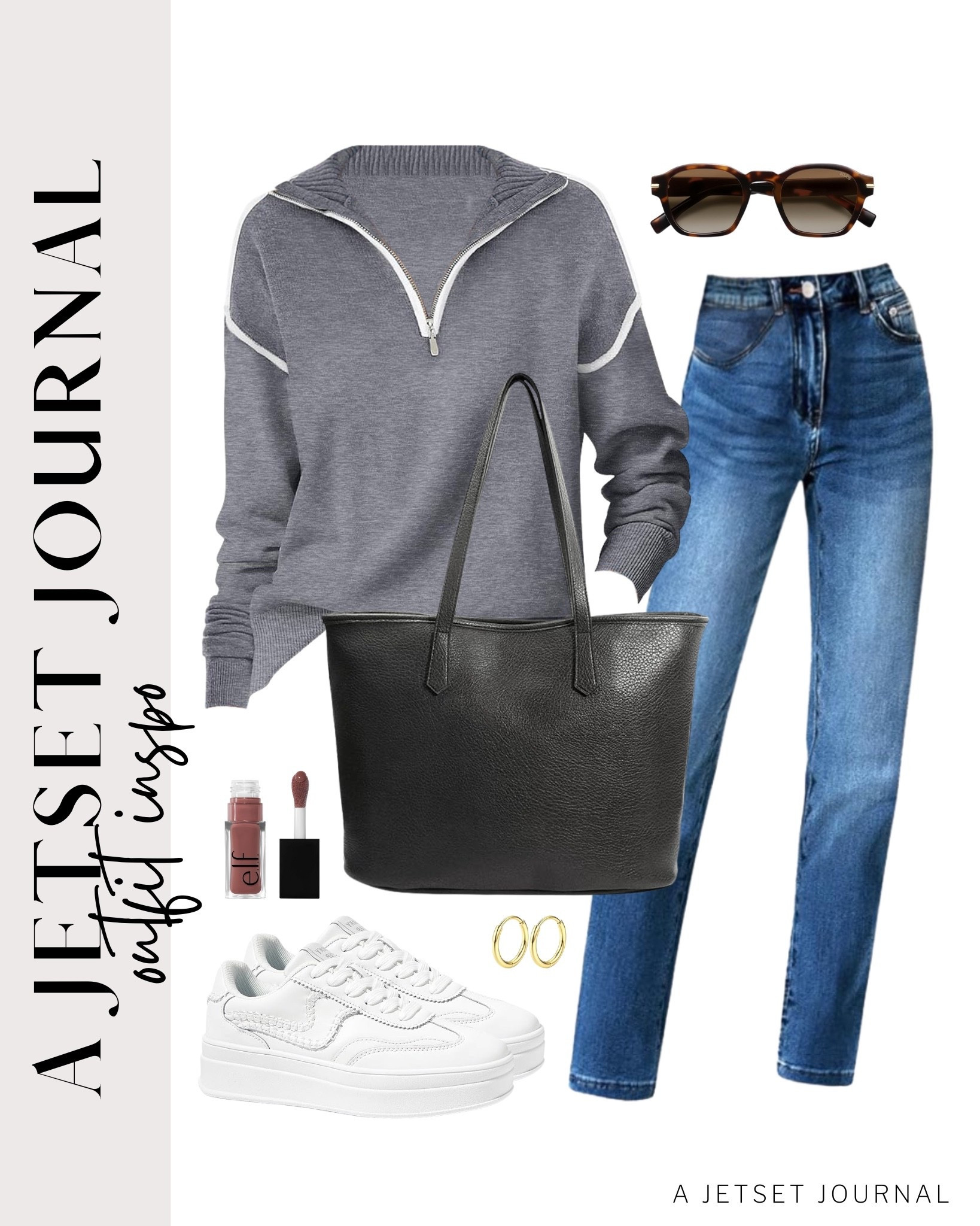 An easy and cozy outfit that looks cute without trying too hard!
half zip sweater, trendy clogs, leather tote bag, winter outfit idea, layering pieces, trendy style, cold weather outfit, casual look, vacation style, makeup must have, beauty favorite, functional bag, amazon fashion, affordable style

#LTKU #LTKSeasonal #LTKFindsUnder50