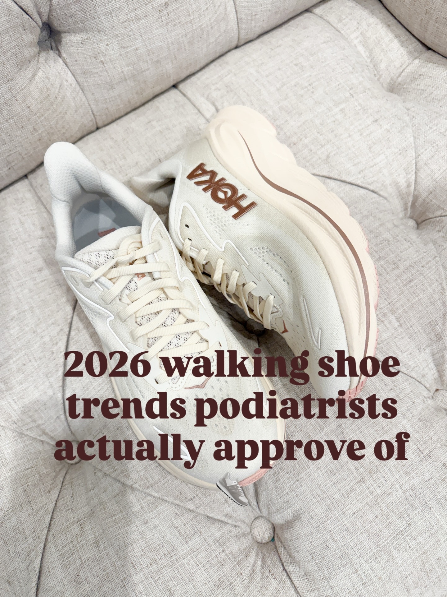 2026 walking shoe trends I actually approve of 👟 Because when walking is your exercise, your shoes should work with you—not against you.

Comment WALKING SHOES and I’ll send you the links.

If walking is your main form of exercise, your shoes matter more than you think. In 2026, the best exercise walking shoes aren’t just trending—they’re the same brands podiatrists consistently recommend for real support and long-term foot health.

Why podiatrists recommend these brands: ✔ Proper arch support to reduce strain on feet, knees, and hips ✔ Stable soles that promote a natural walking gait ✔ Cushioning that absorbs impact without feeling heavy ✔ Roomy toe boxes to prevent pressure and irritation ✔ Designs made for walking—not just casual wear

These are the walking shoes I recommend for women who want to stay active, protect their joints, and feel confident moving their body daily.

💬 Are you walking for fitness, stress relief, or overall health right now? Share this with a friend who’s looking for a shoe upgrade!

#walkingshoesforwomen
#exercisewalkingshoes
#bestwalkingshoes2026
#podiatristrecommended
#walkingforfitness