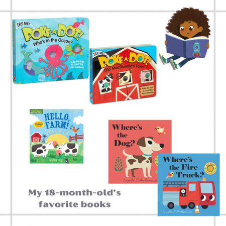 Favorite books for my 18 month old. She loves interactive books. The pop books are heavy but she can lift it. The flap books are short and simple but so cute. The farm book is thin and seems silly but it has gone through a lot and would not tear you can get it wet too. She loves books right now  

#LTKGiftGuide #LTKbaby #LTKkids