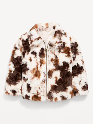 Faux-Fur Zip Jacket for Toddler Girls | Old Navy (US)