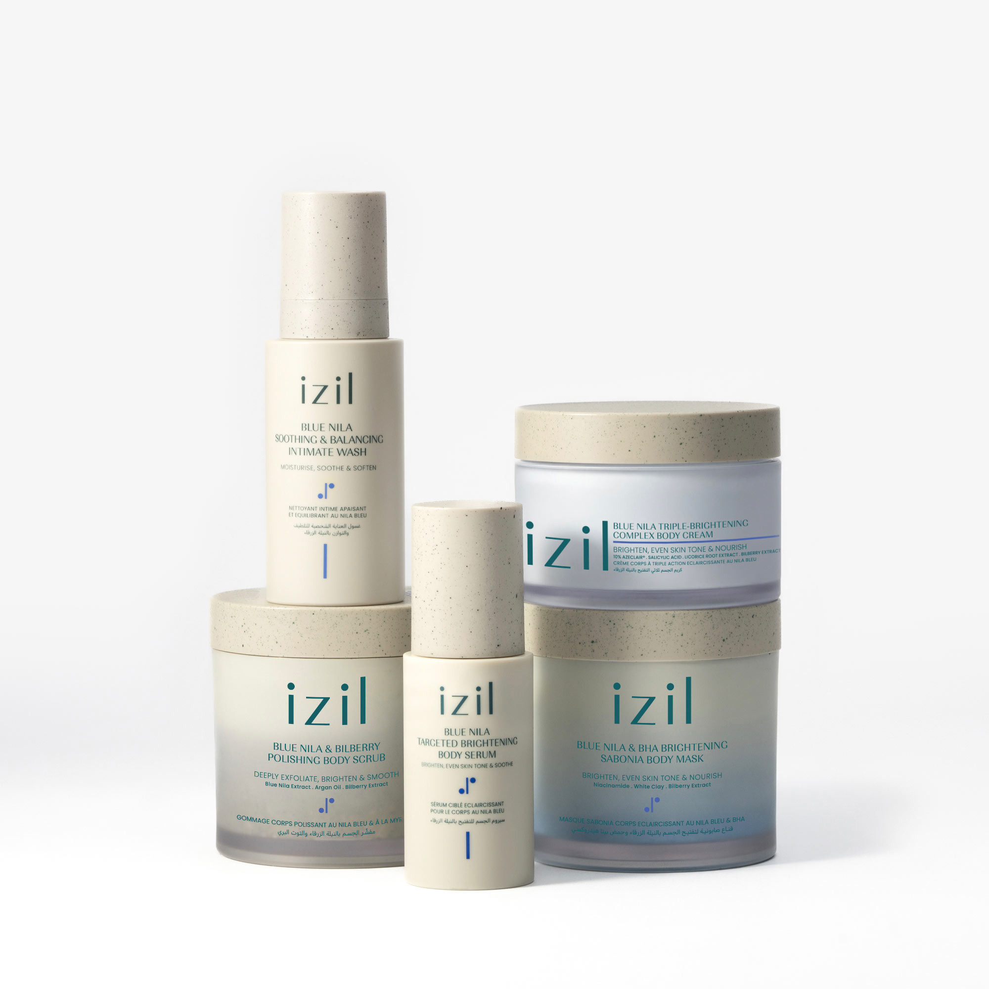 Shop Blue Nila Brightening Body Ritual Online | IZIL Beauty UAE | Izil Beauty