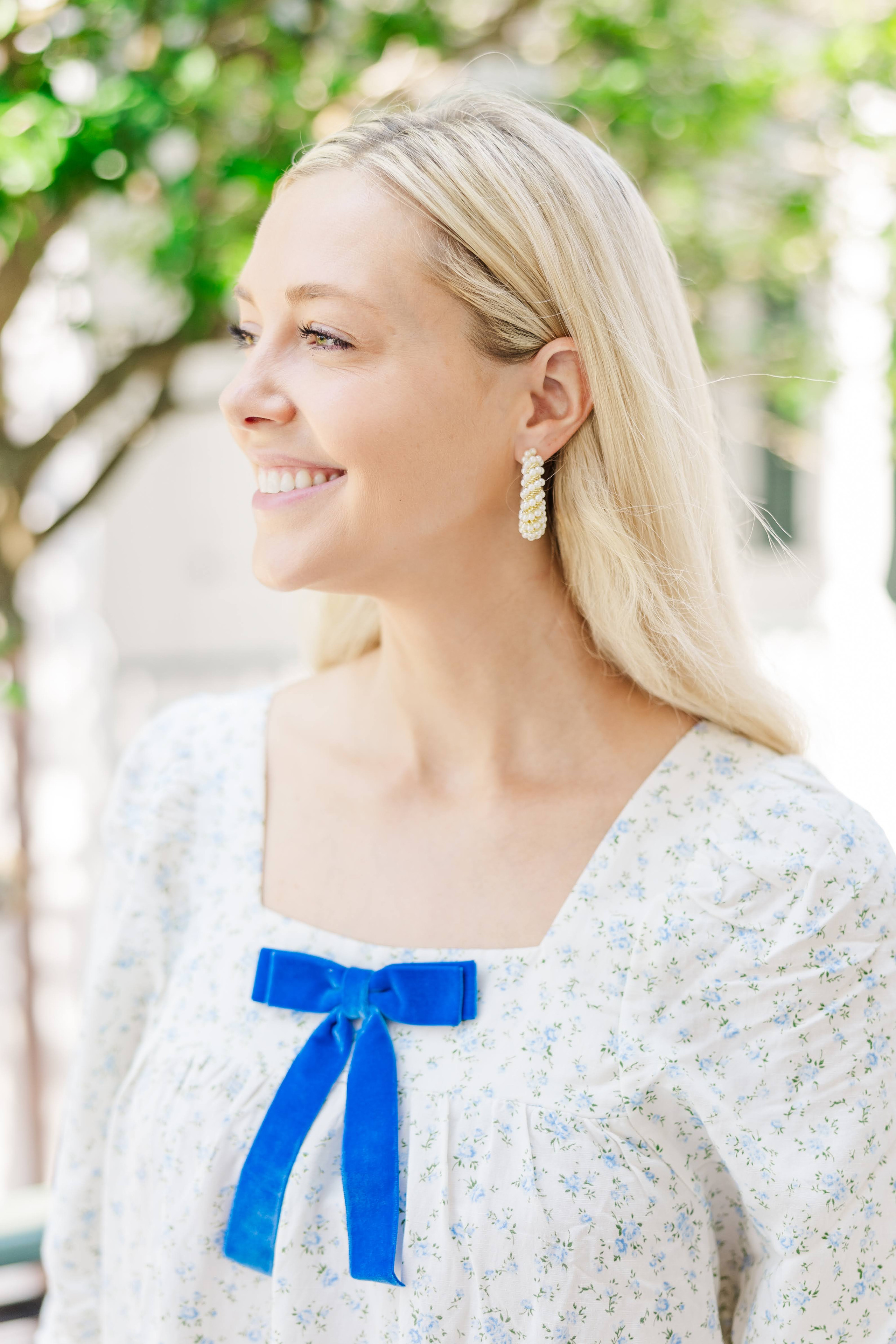 Marty  - Pearl Hoop Earring | Lisi Lerch Inc