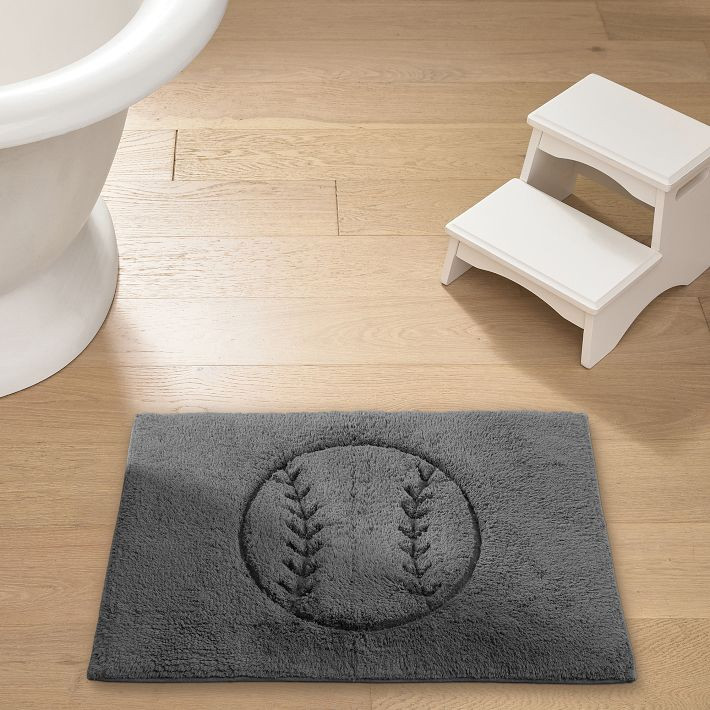 Baseball Bath Mat | Pottery Barn Teen