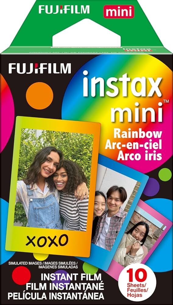 Fujifilm Instax Mini Rainbow Film - 10 Exposures | Amazon (US)