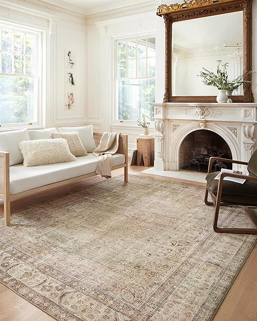 Loloi II Margot Collection MAT-01 Antique/Sage 3'-6" x 5'-6" Accent Rug feat. CloudPile | Amazon (US)
