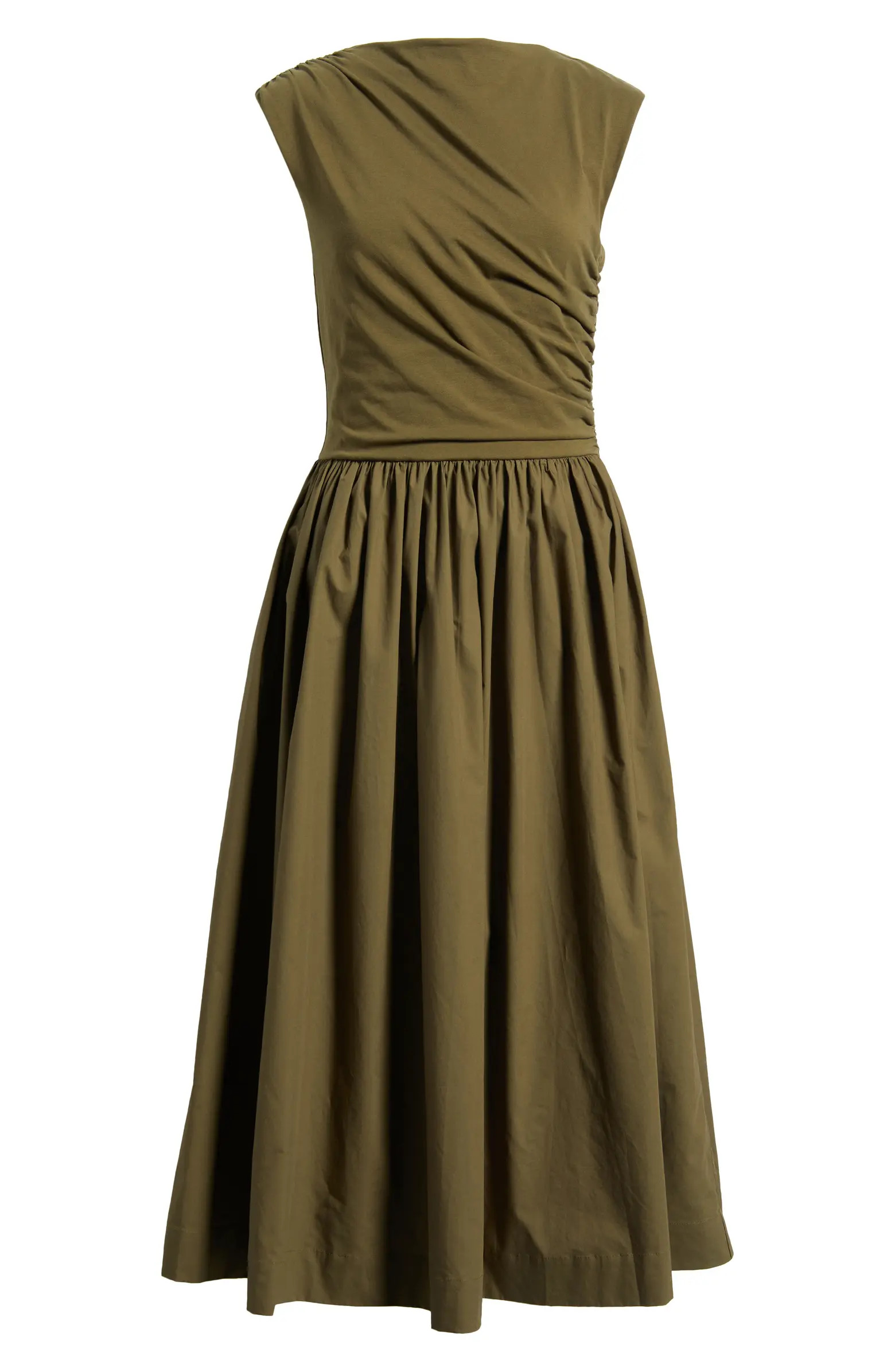 En Saison Mixed Media Midi Dress | Nordstrom | Nordstrom