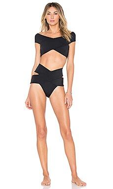 OYE Swimwear Lucette Bikini Set in Black from Revolve.com | Revolve Clothing (Global)