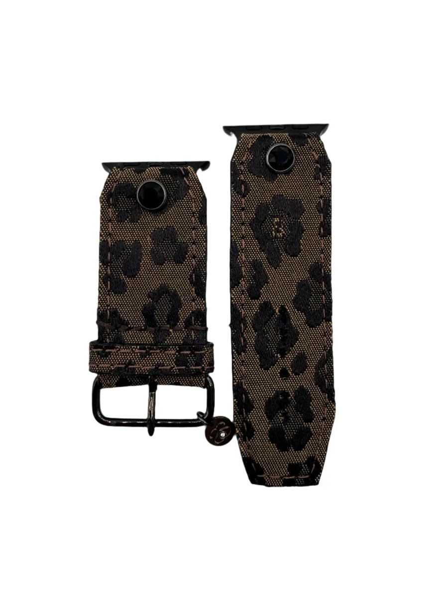 Limited Edition - Upcycled Fendi Leopard Sivella Watchband | Sparkl