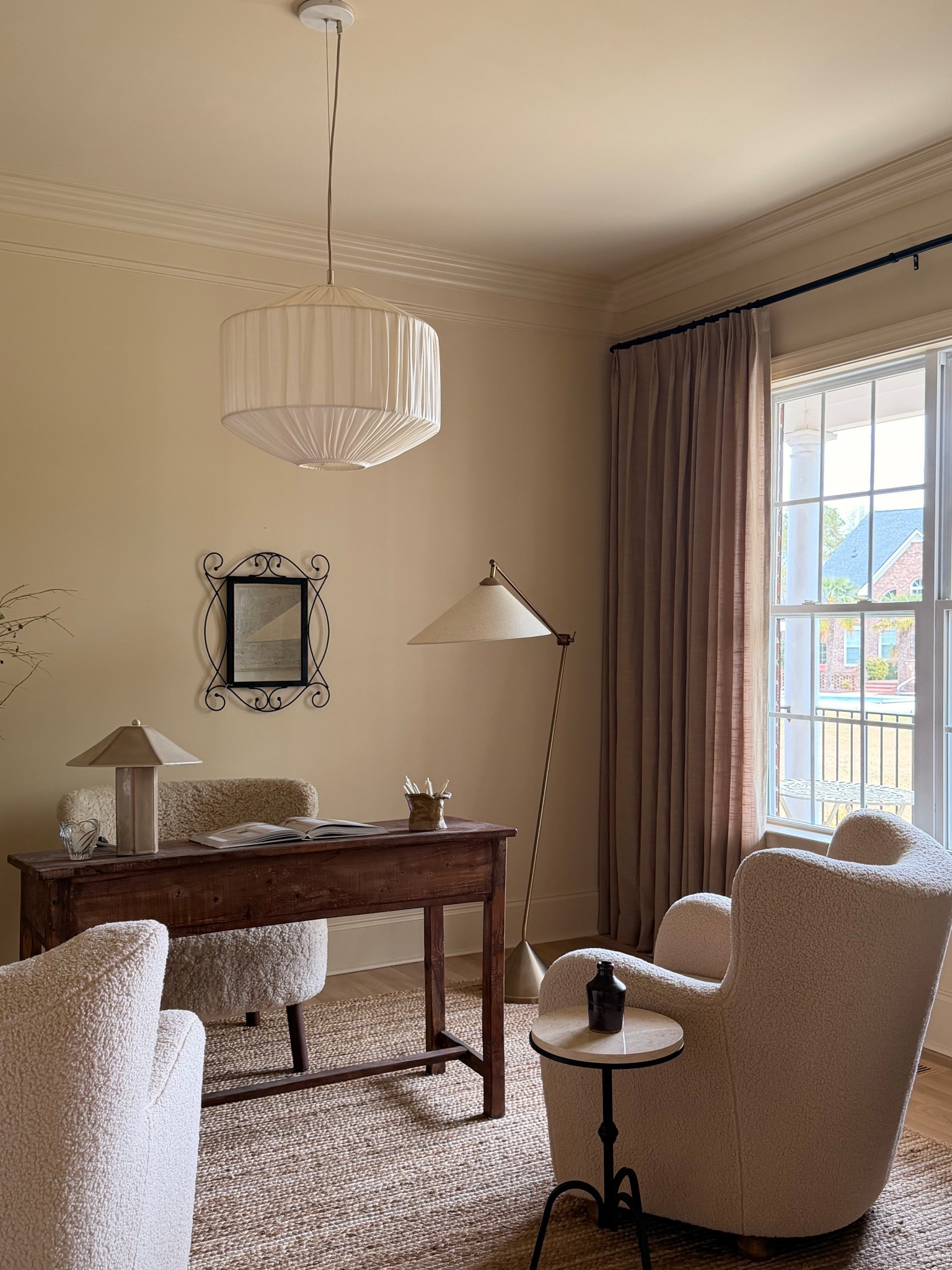 Office reveal! 

Curtain details:
Jawara
color walnut
Tailor pleat 
Unlined 
Memory shaped


#LTKHome #LTKSeasonal