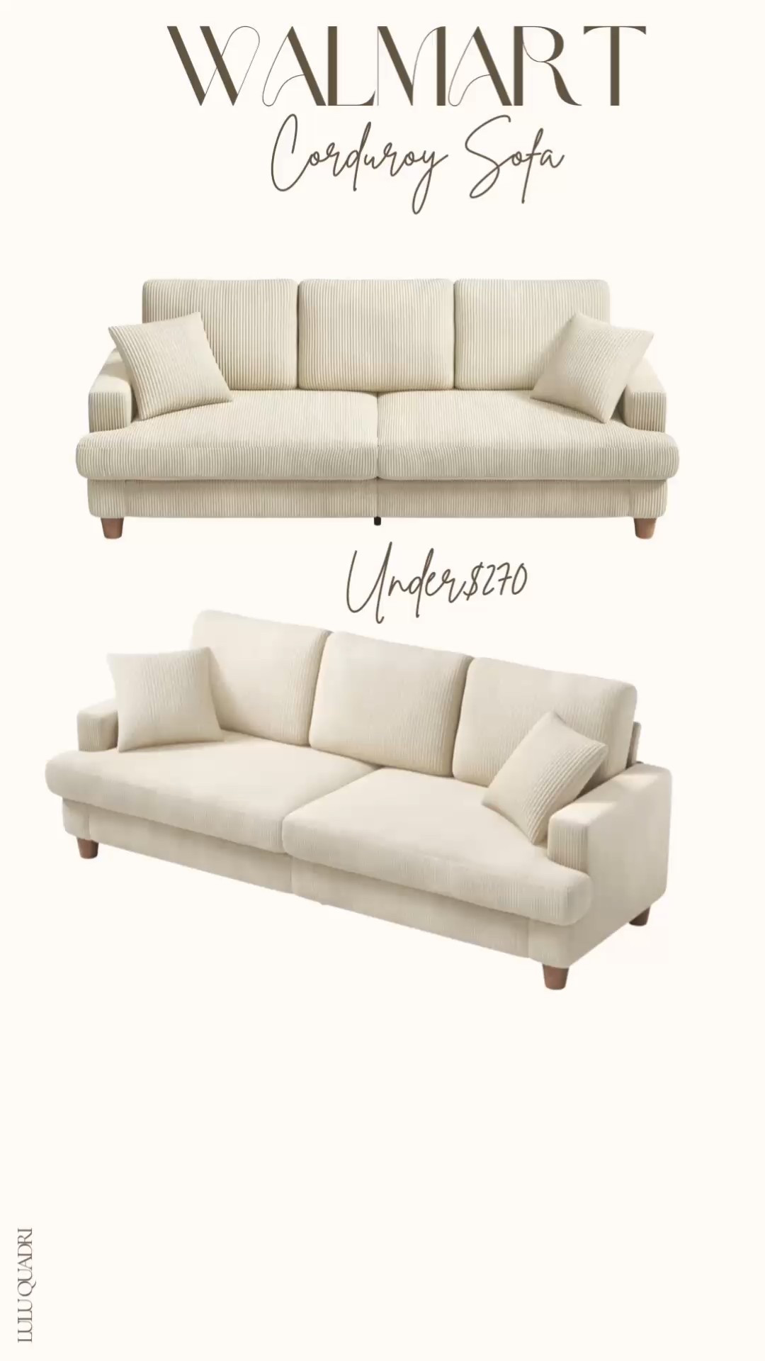 Corduroy sofa. Home decor. Home finds. Neutral decor. Luxury for less 

#LTKSaleAlert #LTKHome