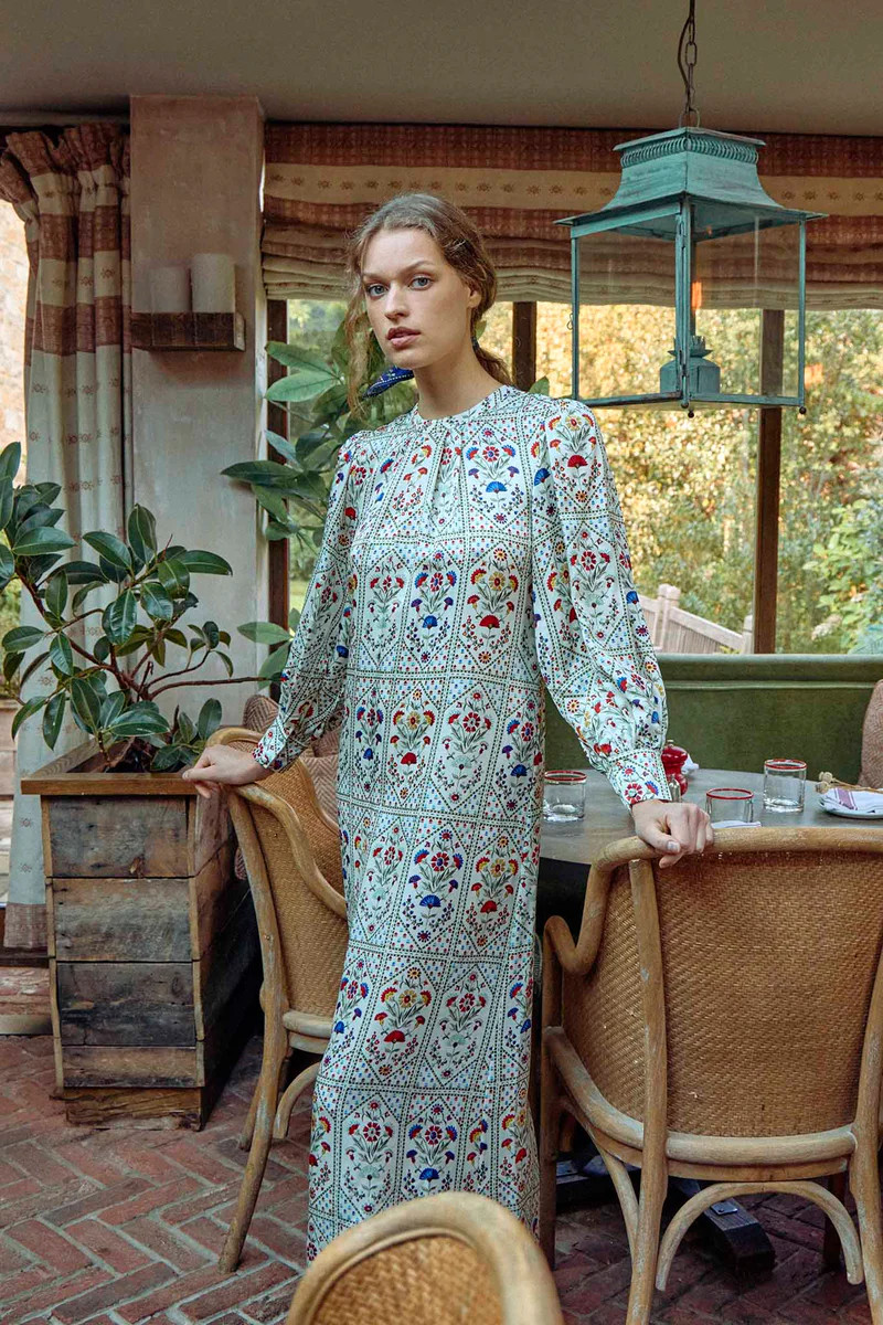 Crosby Dress | Floral Midi | Hunter Bell | Hunter Bell