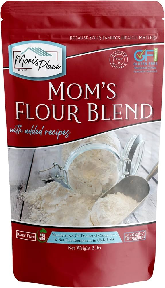 Mom's Place Gluten-Free Flour Blend, Vegan, Nut Free, Dairy Free, Corn Free & Soy Free, 2 lbs | Amazon (US)