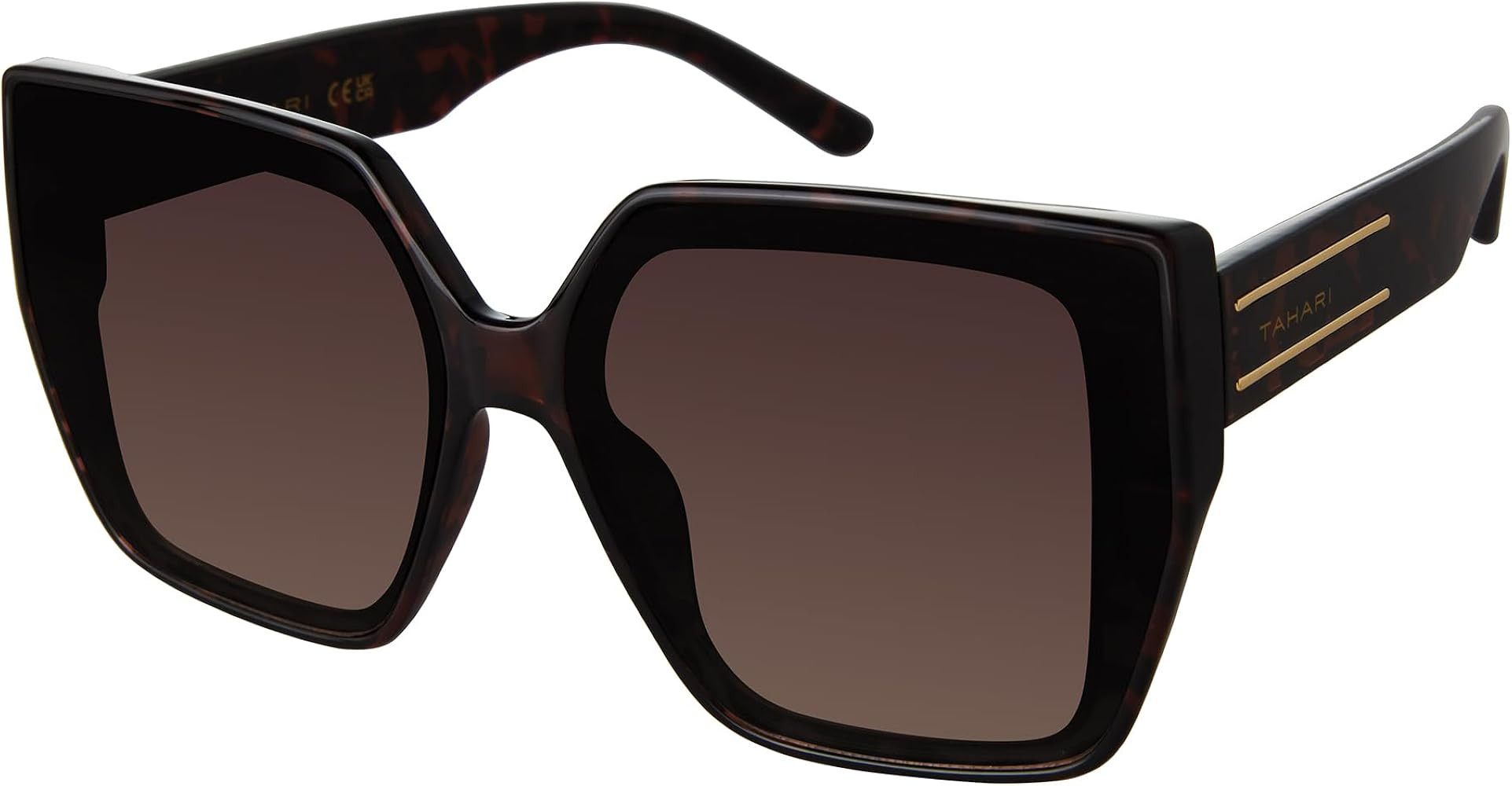 TAHARI Women's Th904 Oversized 100% Uv400 Protective Square Sunglasses. Elegant Gifts for Her, 64... | Amazon (US)
