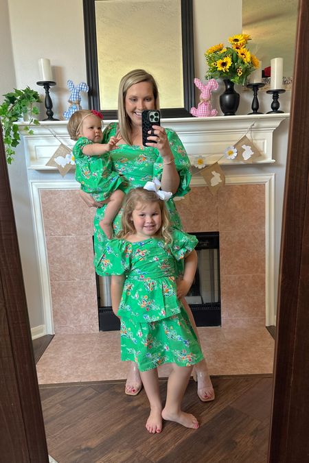 Mommy & Me coordinating looks at Target. I’m wearing a size small and the girls are in a girls small (6) and baby 12 months. 

Easter dress, vacation outfit, spring dress, mommy and me, Target style, Target

#LTKfamily #LTKkids #LTKFind