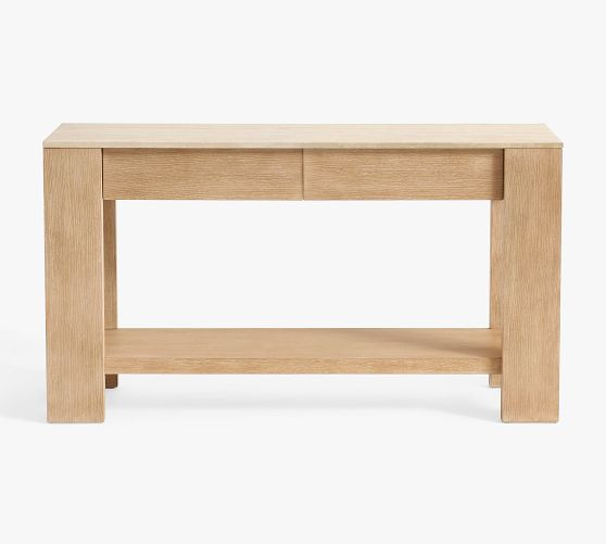 Travertine Console Table (54") | Pottery Barn (US)