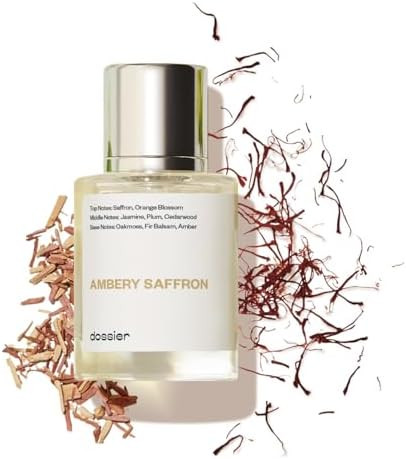 Dossier - Ambery Saffron 1.7 Fl Oz (50ml) - Eau de Parfum - Inspired by B.accarat R.ouge 540 - Ve... | Amazon (US)