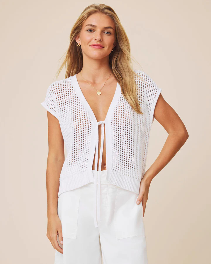 Simona Tie Front Cardigan | Splendid
