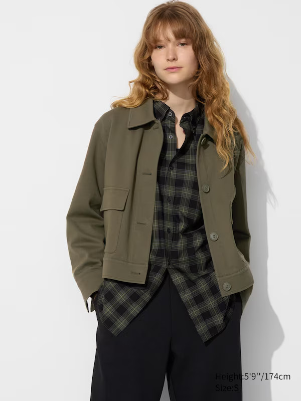 Jersey Relaxed Jacket | UNIQLO (UK)