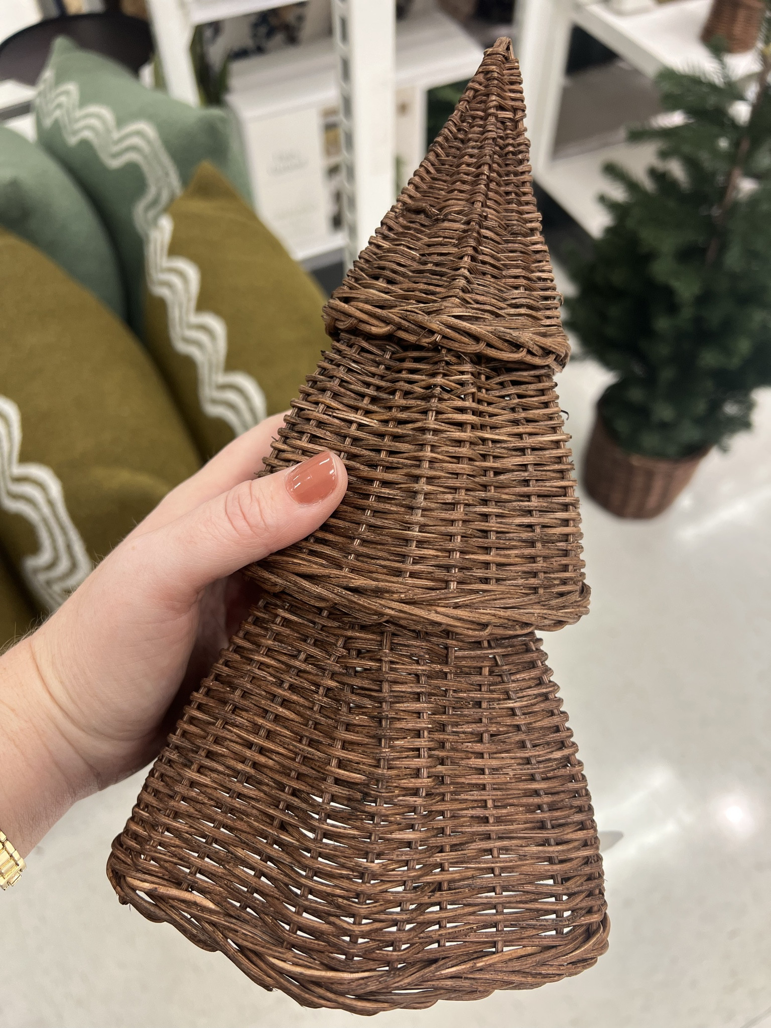 These wicker Christmas trees at Target are 😍😍 - Christmas decor, Target finds, studio Mcgee 

#LTKSeasonal #LTKHoliday #LTKHome