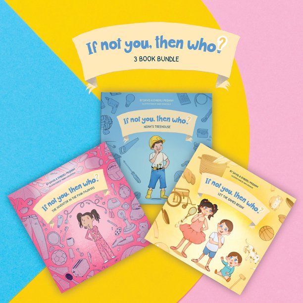 3-Pack Bundle: If Not You, Then Who? Series Volumes 1, 2, 3 | The Inventor In The Pink Pajamas, N... | Walmart (US)