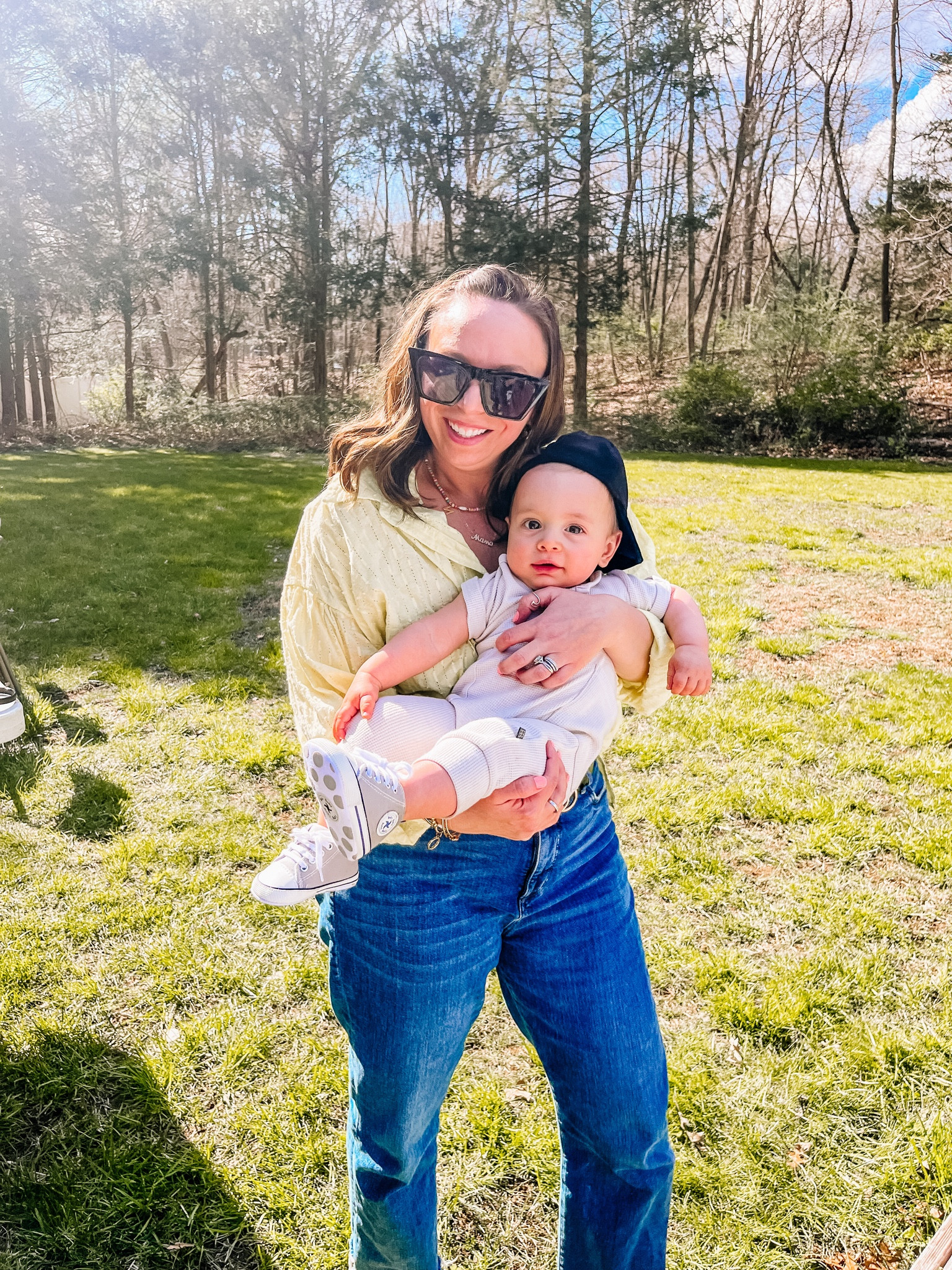 Sunny days with my little ray of sunshine ☀️
.
.
.
.
.


#LTKSeasonal #LTKfindsunder50 #LTKbaby