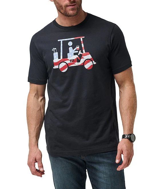 TravisMathew Five K Day Americana Short Sleeve T-Shirt | Dillard's | Dillard's