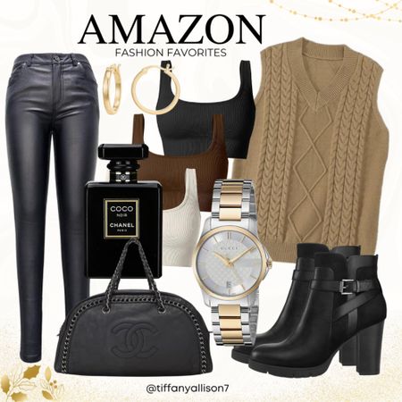 Tap link in my IG Bio to shop! 
Then Click "Collages"  ✨
Follow @tiffanyallison7 for more Amazon finds!!!! ✨ 

Let’s shop together leather pants for the season!!! ✨

#founditonamazon #amazonfashion
https://urgeni.us/amazon/tiffanyallisonsfig

#LTKfindsunder50 #LTKstyletip #LTKfindsunder100