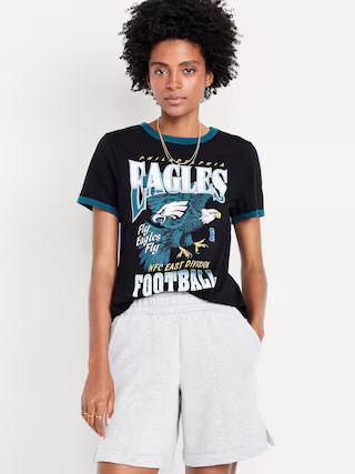NFL™ Philadelphia Eagles™ EveryWear Crew-Neck Ringer T-Shirt | Old Navy (US)