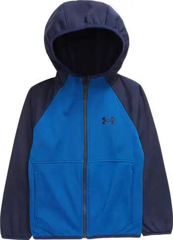 Under Armour Kids' Sim Water Repellent Hooded Softshell Jacket | Nordstrom | Nordstrom