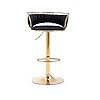 HEAH-YO Woven Bar Stools Set of 3, Adjustable Counter Height Bar Stools with Back and Solid Gold ... | Amazon (US)