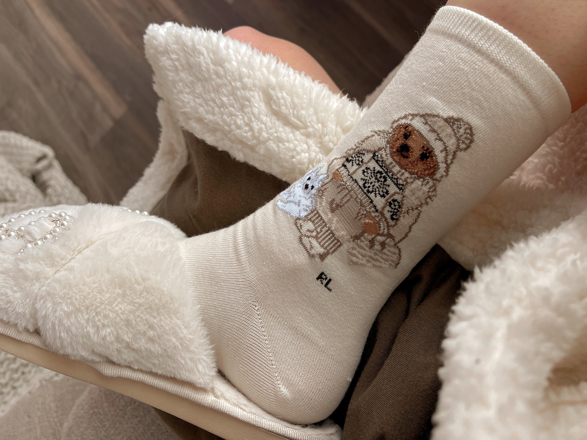 Ralph lauren discount winter bear socks