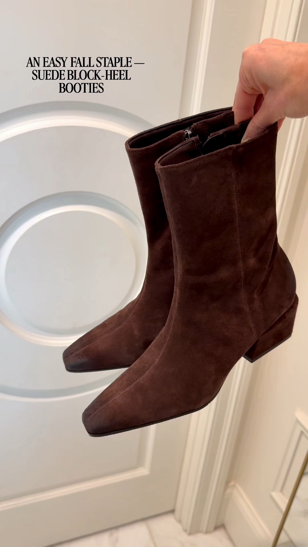 If you’re looking for a dark brown bootie for fall, I love this pair! The block heel is super comfortable.

#LTKSeasonal