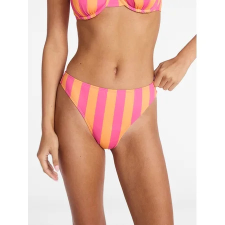 No Boundaries Mid Rise Bikini Bottoms, Women's XXS-XXL | Walmart (US)