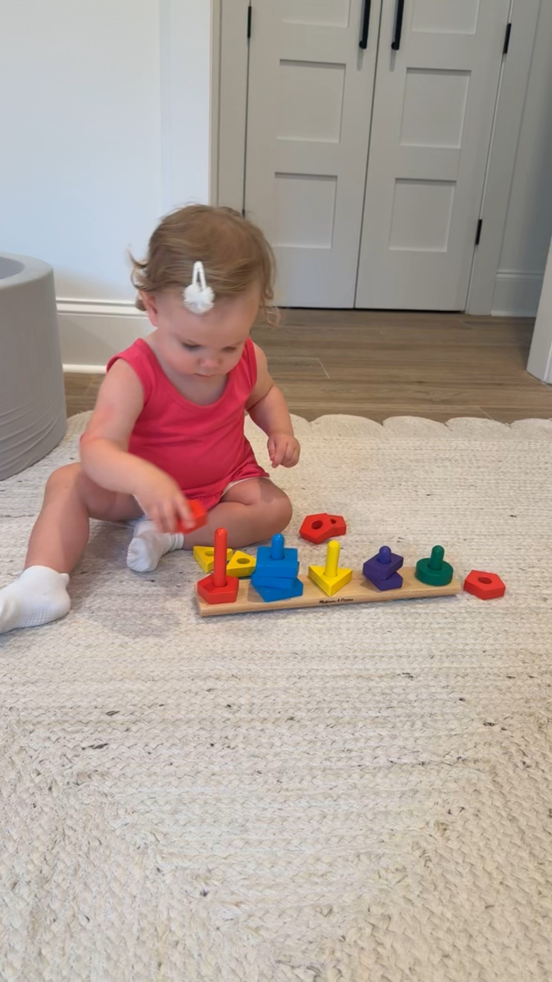 Lila loves this Stack & Sort Board game! Perfect for fine motor skills, sorting & self esteem! 

#LTKBaby #LTKKids #LTKSaleAlert
