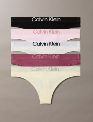 Maximum Cotton 5-Pack Thong | Calvin Klein | Calvin Klein (US)