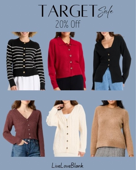 Target sweaters on sale 20% off 

#LTKFindsUnder50 #LTKSaleAlert #LTKSeasonal