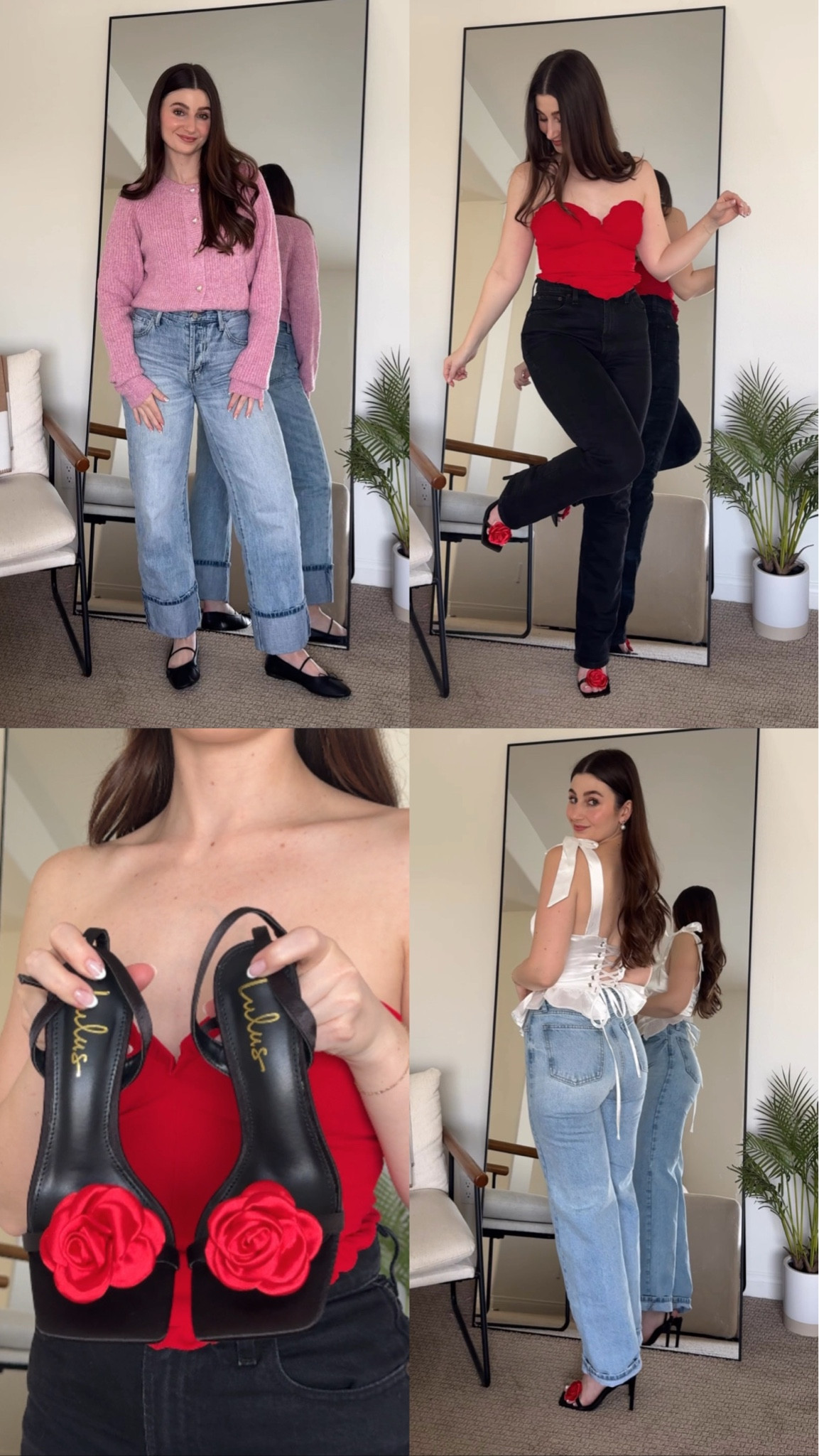Date night outfit , girls day outfit , spring outfit , coffee date outfit , brunch outfit 

Satin top
Heart top, heart sweater, red top , satin top, bridal top  , rosette , curve love jeans , rose feel , pink sweater 

#LTKStyleTip #LTKSpring #LTKFindsUnder100