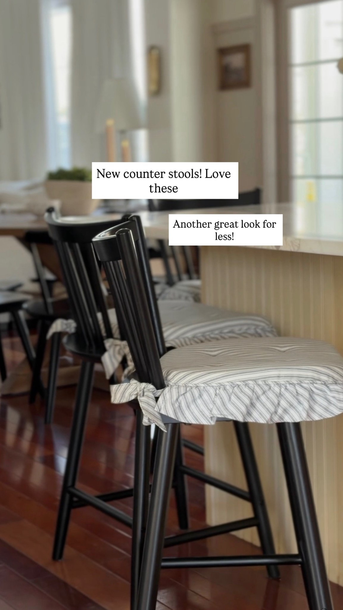Finally found new counter stools. They look just like the Shay stool from Pottery Barn! 

Kitchen decor, bar stools, counter stools, spindle back counter stools 

#LTKSaleAlert #LTKHome