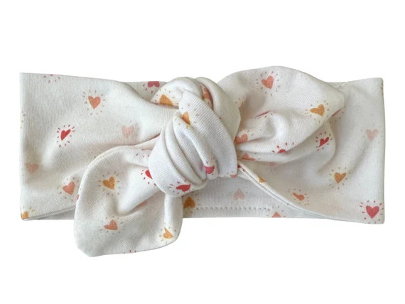 Organic Baby Headband  Baby Knot Headband  Hearts Organic | Etsy | Etsy (US)