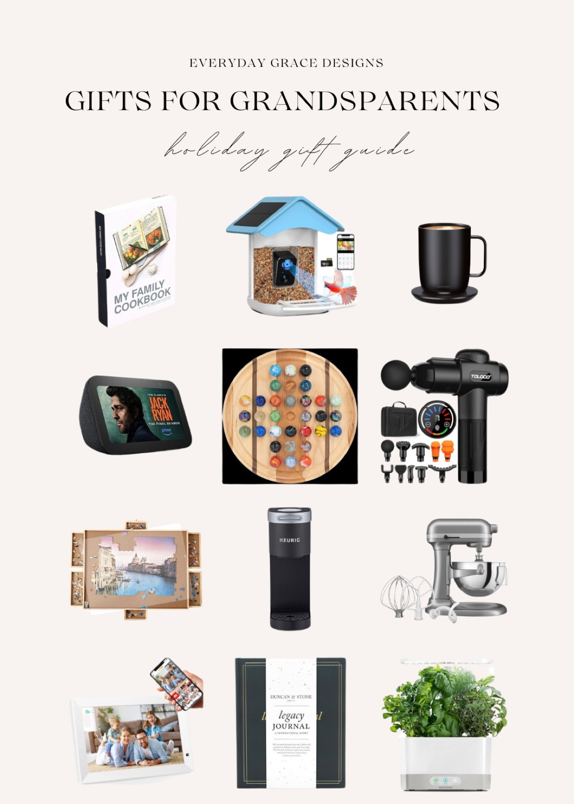 Gift guide for grandparents! 

#LTKGiftGuide #LTKHoliday #LTKSeasonal